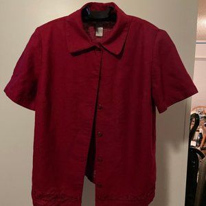 Sag Harbor Woman Plus Button Down shirt